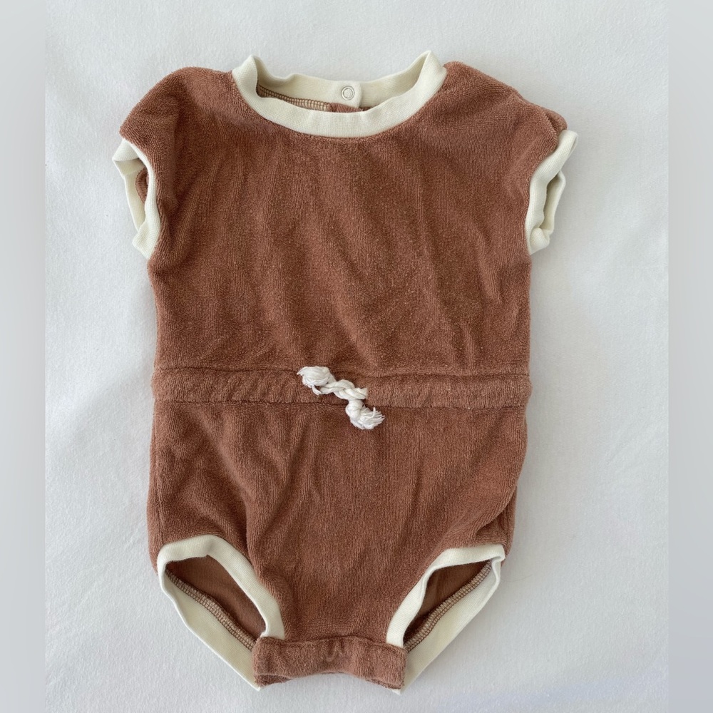 Quincy Mae terry cloth romper